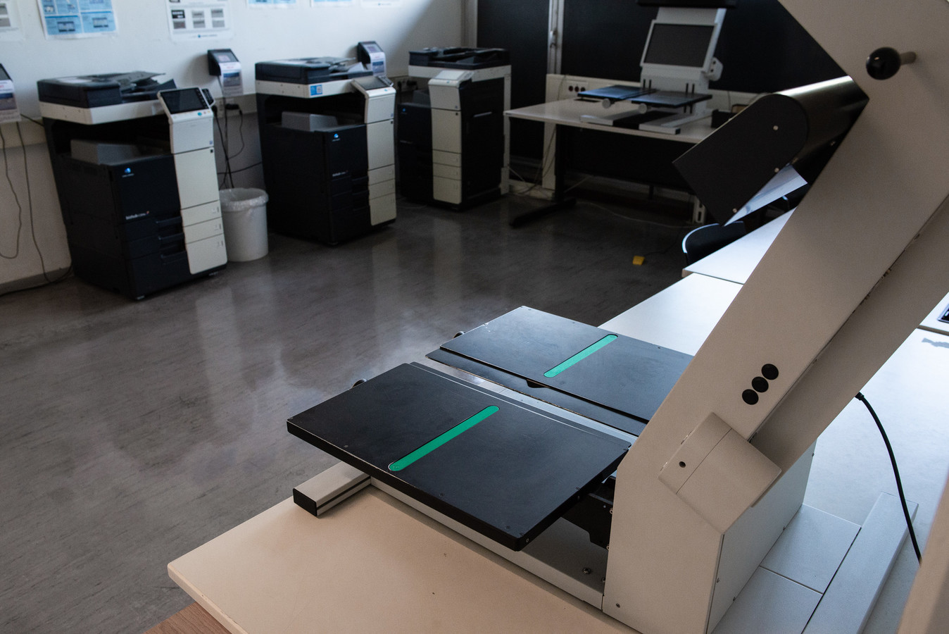 Buchscanner und Kopiergeräte in der Universitätsbiliohtek Stadtmitte